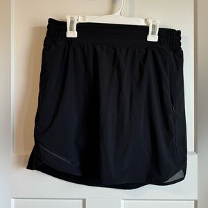 Lululemon tennis skirt with biker shorts underneath